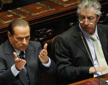 Berlusconi-Bossi, accordo nella notte su lettera a Ue