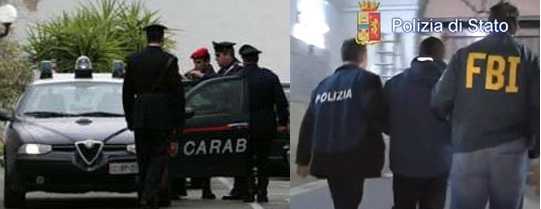 Operazione “Il crimine 2”, carabinieri e polizia stanno arrestando 41 persone per associazione mafiosa