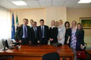 Il vice presidente del consiglio Nicolò, incontra una delegazione della Serbia