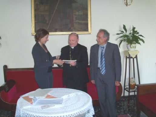 L’associazione “Amici beni culturali” incontra il vescovo Bonanno