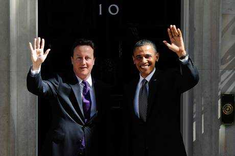 Obama a Downing street per incontro con Cameron