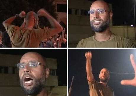 Libia, Saif al-Islam: mio padre è a Tripoli. La Nato bombarda il bunker del raìs