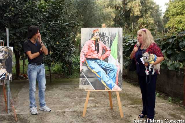 Il giovane pittore taurianovese Rocco Marta presenta le sue opere