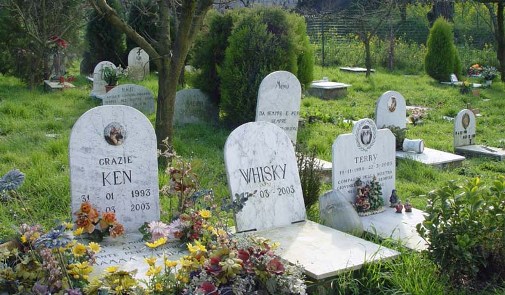Aumentano i funerali per animali in Italia Sono oltre 400 le agenzie di pompe funebri che offrono servizi funebri per gli amici a quattro zampe
