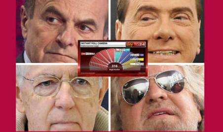 Elezioni: Instant Poll, il Centrosinistra e’ avanti di 5-6 punti. Grillo tra 19-21%. Lista Monti rischia. Lombardia testa a testa