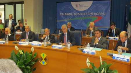 Lo sport calabrese dà il benvenuto al presidente del Comitato olimpico nazionale italiano Giovanni Malagò