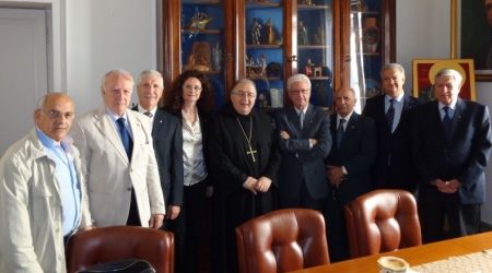 Il Rotary Club Reggio Calabria in visita all’arcivescovo monsignor Giuseppe Fiorini Morosini