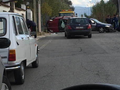 Spettacolare incidente sulla II° Circonvallazione a Taurianova