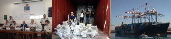 Sequestrati 78 kg di cocaina purissima al porto di Gioia Tauro
