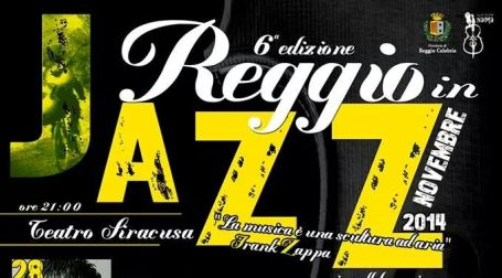Al via la sesta edizione di “Reggio in Jazz” Dal 28 al 30 novembre
