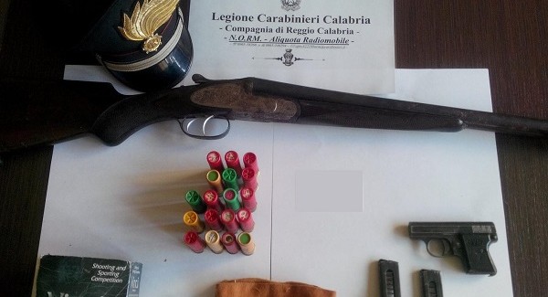 Armi nel furgone: tre arresti a Reggio Calabria Gli uomini finiti in manette fanno parte dello stesso nucleo familiare