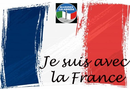 “Je souis avec la France” Alleanza Calabrese partecipa alla fiaccolata in memoria delle vittime francesi che si terrà stasera, alle 19, a Reggio Calabria