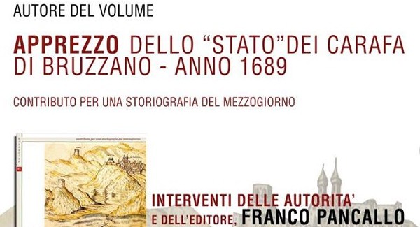 Reggio incontra l’architetto Carmine Laganà E' autore del volume “Apprezzo dello ‘Stato’ dei Carafa di Bruzzano, anno 1689”