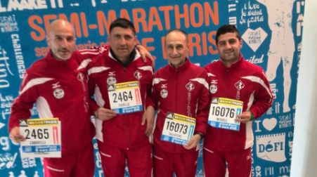 Quattro atleti della Running Palmi alla Semi-Marathon de Paris Carmelo Fiorillo, Salvatore Santanoceto, Antonio Caravelli, Michele Pileio hanno ben figurato terminando la gara a ridosso dei top runner, migliorando i propri record personali sulla distanza