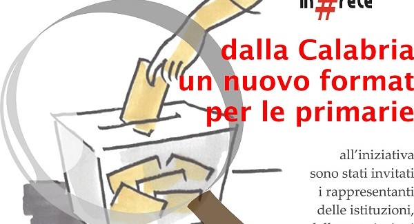Dalla Calabria un nuovo format per le primarie La discussione si terrà lunedì nella Sala Coni di Piazza Matteotti a Cosenza