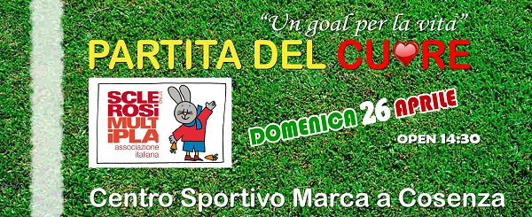 “Un goal per la vita” Domenica quadrangolare di calcio presso il Centro Sportivo Marca a Cosenza