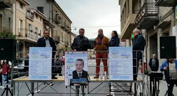Continua il tour elettorale della lista “Solo Girifalco” Ospite della manifestazione di ieri l’onorevole Mario Tassone