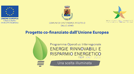 Il comune di Sant’Andrea investe nel risparmio energetico Giovedì prossimo sarà presentato nel comune ionico un programma di efficientamento energetico finanziato con il contributo dell'UE