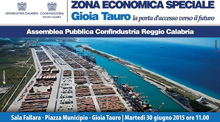 Confindustria Reggio Calabria si incontra a Gioia Tauro In programma, martedì prossimo, un assemblea pubblica per discutere il futuro e le potenzialità della città del porto