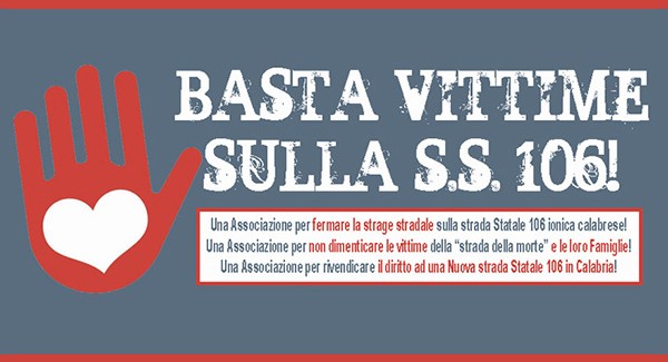 Sette candidati sindaco Rossano a confronto su Ss 106 Vittoria per l'Associazione "Basta Vittime Sulla Strada Statale 106"
