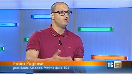Fabio Pugliese ospite ieri del Tg3 Calabria "Solo noi calabresi possiamo risolverci i problemi legati alla SS 106"