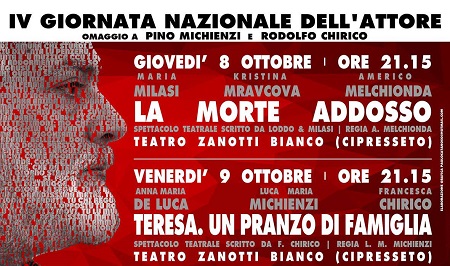 Reggio, parte la IV Giornata nazionale dell’attore Questa sera al Teatro Zanotti Bianco lo spettacolo "La morte addosso"