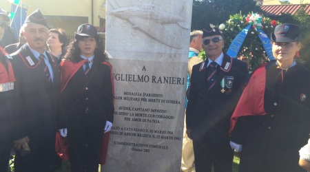 Catanzaro, piazza intitolata al capitano Ranieri Partecipò a numerose azioni belliche in difesa dell’Italia
