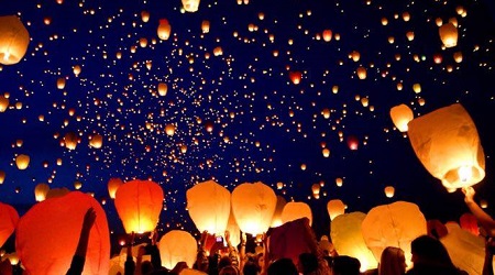 A San Roberto “La notte delle lanterne: luci di pace” Un messaggio simbolico per dire "no" alle guerre