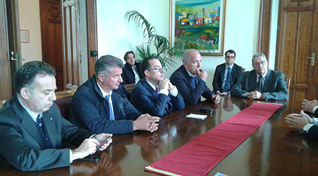 D’Agostino incontra l’on. Gianni Pittella Il vice presidente del Consiglio regionale ha accompagnato l'europarlamentare nella sua visita in Calabria