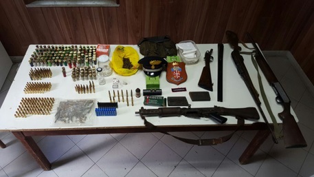 Fucili e munizioni trovati nella Locride Operazione dei Carabinieri, erano nascosti in tubi di plastica