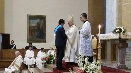 Giubileo amministratori, Bruno ringrazia Monsignor Bertolone L'evento si è tenuto ieri nel Duomo di Catanzaro