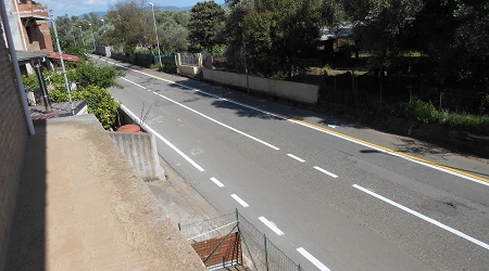 Lavori rifacimento segnaletica stradale a San Martino Iniziati dopo ventidue anni di attesa