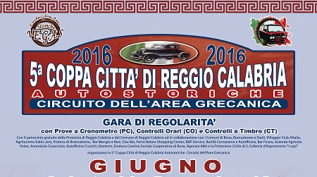 Parte quinta coppa città di Reggio auto storiche Manifestazione pensata per gli amanti delle auto d’epoca