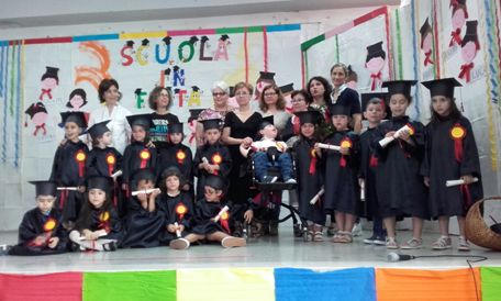 Taurianova, Monteleone – Pascoli saluta i “remigini” Cerimonia di saluto per i bimbi che lasciano la scuola dell'infanzia