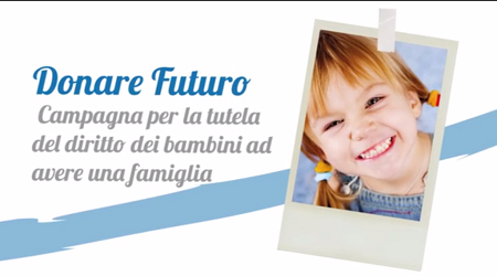 Regione Calabria aderisce a campagna “Donare Futuro” L'obiettivo è la tutela del diritto dei bambini ad avere una famiglia