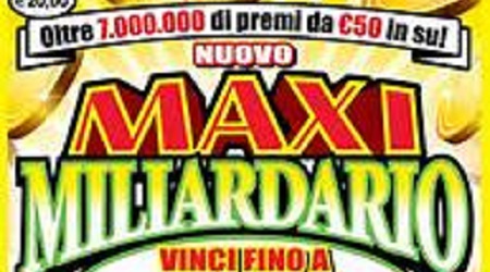 Catanzaro, vinti 50 mila euro al “Nuovo Maxi Miliardario” In Calabria si registrano 118 vincite a settimana