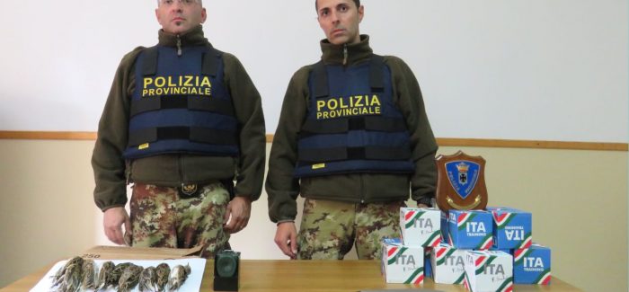 Operazione antibracconaggio Polizia provinciale Cosenza Tre persone denunciate a piede libero, un cosentino e due bresciani, sorpresi sulla Sila e nella zona di Bisignano