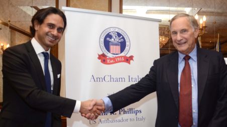 Business meeting, Paolo Zagami incontra ambasciatore USA In occasione della presentazione della “American Chamber of Commerce in Italy”