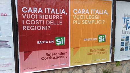 Referendum, affissioni abusive a Catanzaro per il “Sì” La denuncia del Coordinamento Democrazia Costituzionale per la Calabria