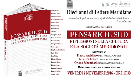 Reggio Calabria, dieci anni di Lettere Meridiane Un volume per festeggiare la rivista culturale