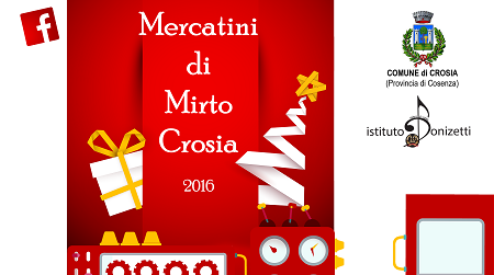 Crosia, aprono storici mercatini di Natale L’evento è promosso dall’Istituto Musicale Donizetti in partnership con il Comune
