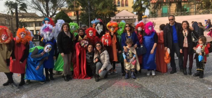 Anche la “Monteleone-Pascoli” al Carnevale taurianovese Realizzate maschere ispirate a Venezia