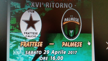 Calcio, Palmese-Frattese anticipata a sabato 29 aprile Sarà il signor Massimiliano Rasia della Sezione Aia di Bassano del Grappa a dirigere la gara