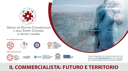 A Reggio presente e futuro dei Commercialisti Il convegno si svolgerà martedì 18 aprile
