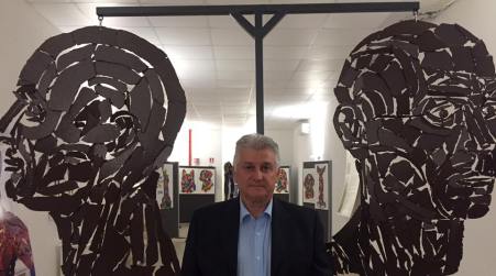 Maestro Allera pronto a rifare opera Boccioni a Reggio Successo per la mostra di scultura "Vibrazioni ed emozioni di speranza" dell'artista gioiese