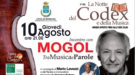 Notte del Codex, domani Mogol in piazza Steri Tra musica e parole con Lavezzi e Barbera