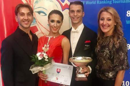 Due atleti calabresi premiati a Bratislava Quinto posto nella finale del Campionato Europeo Youth Danze Standard per Luciano Donato e Adele Diodati