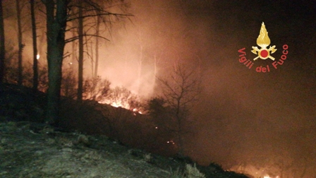 Catanzaro, Vigili del Fuoco impegnati su più fronti Vari incendi si sono propagati nel territorio cittadino
