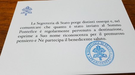 Le Clementine di Corigliano sulla tavola di Papa Francesco Nuova iniziativa di “Adottaunclementino”. E la Segreteria di Stato ringrazia
