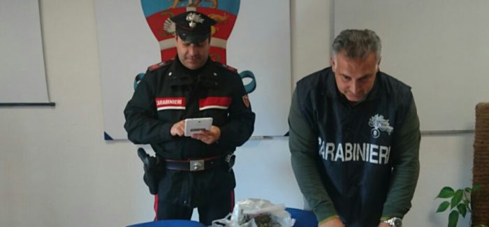 Corigliano Calabro, droga in garage Era celata in sacchetti da sottovuoto e scatole per scarpe: arrestati dai carabinieri due fratelli